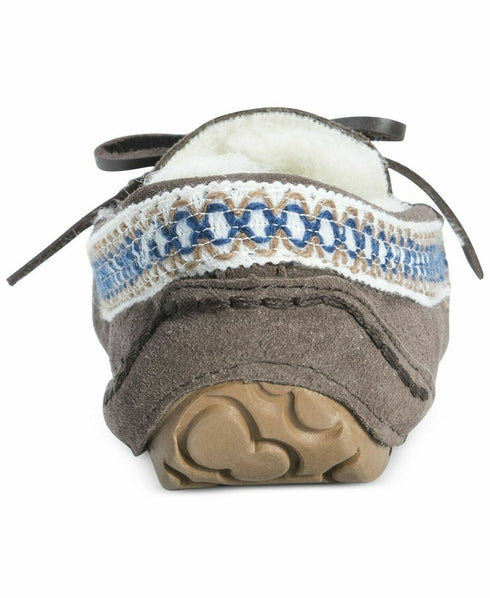 MUK LUKS ®Women's Jane Suede Moccasin , Grey Size 8